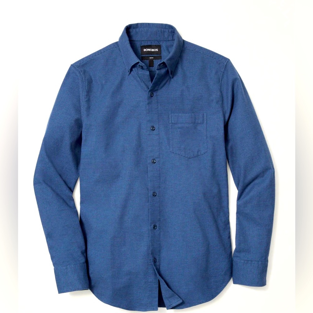 Bonobos men’s blue medium Everyday Lightweight Flannel Shirt